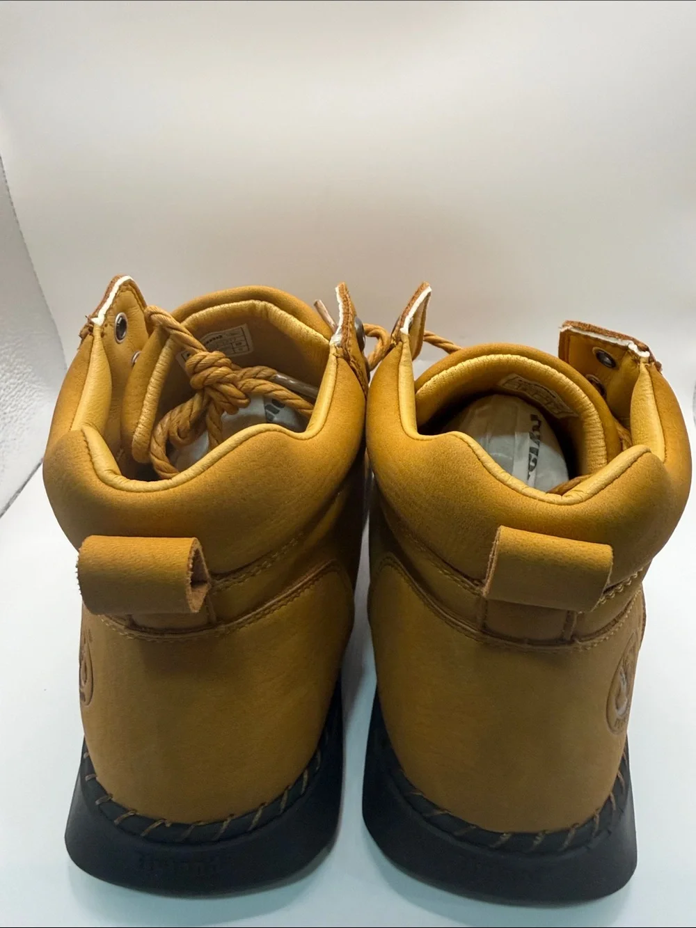 Flyland Men's Mustard Yellow High-Top Boots